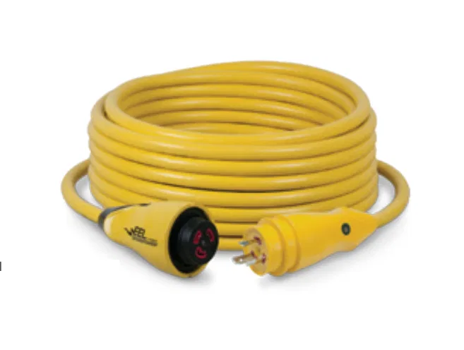 CS30-12 – MARINCO Power Cord, Power Supply Cord 30 Amp/ 125 Volt AC 12 Foot Length 3 Prong L5-30 Male Plug And NEMA L...